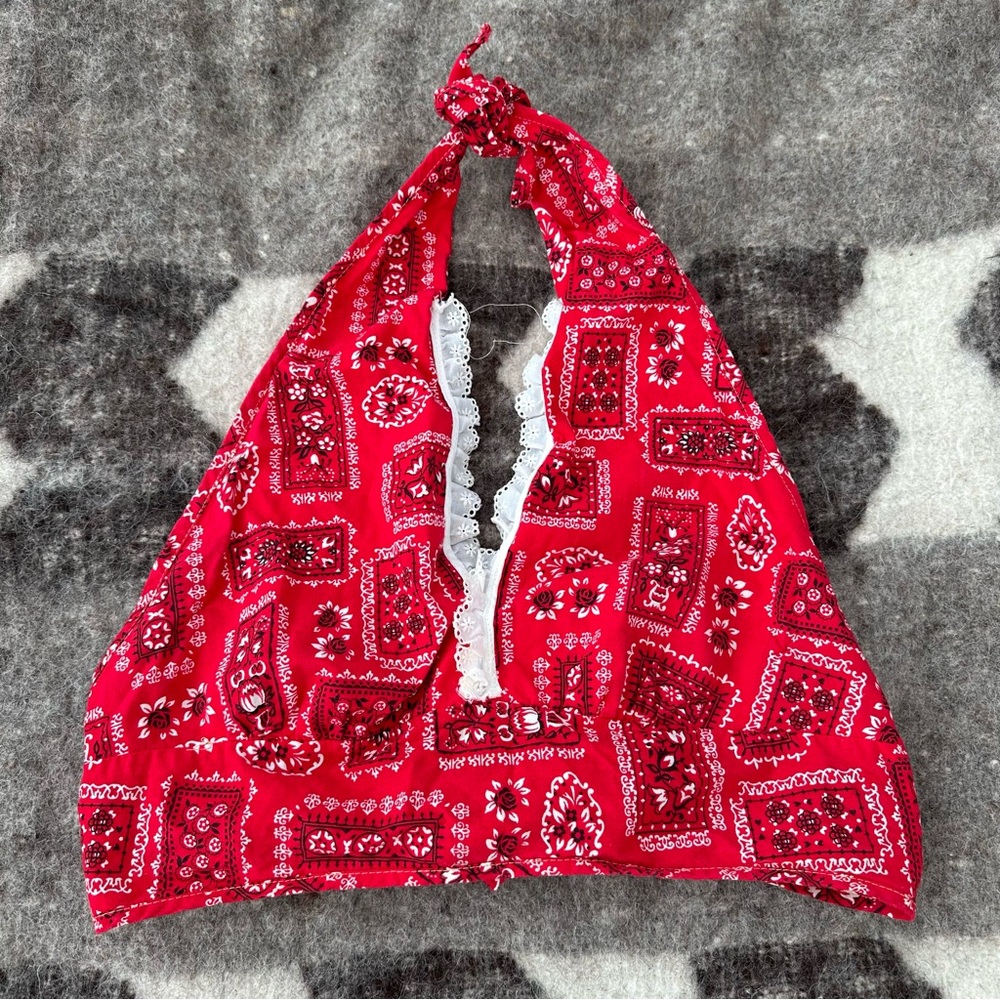 Vintage rare 1970s halter top